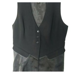 BCBG tuxedo vest; Women’s ‘men’s wear’